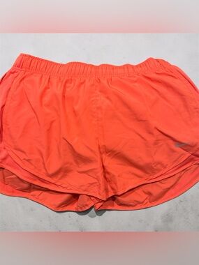 Nike Women’s Coral-Orange Athletic Running Shorts